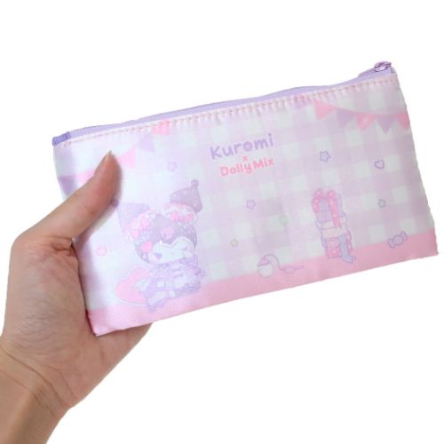 フラットポーチ コスメポーチ クロミ サンリオキャラクターズxDOLLYMIX サンリオ ケイカンパニー ペンケース 筆箱 小物入れ メール便可 2