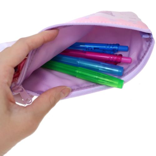 フラットポーチ コスメポーチ クロミ サンリオキャラクターズxDOLLYMIX サンリオ ケイカンパニー ペンケース 筆箱 小物入れ メール便可 3