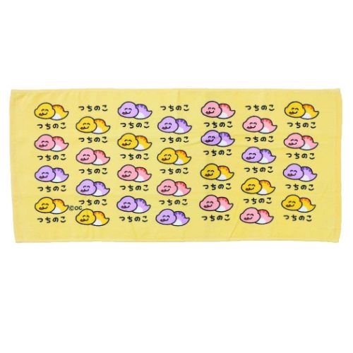 プリントロングタオル フェイスタオル おえかきさん つちのこさん オクタニ おもしろタオル 面白雑貨 ..