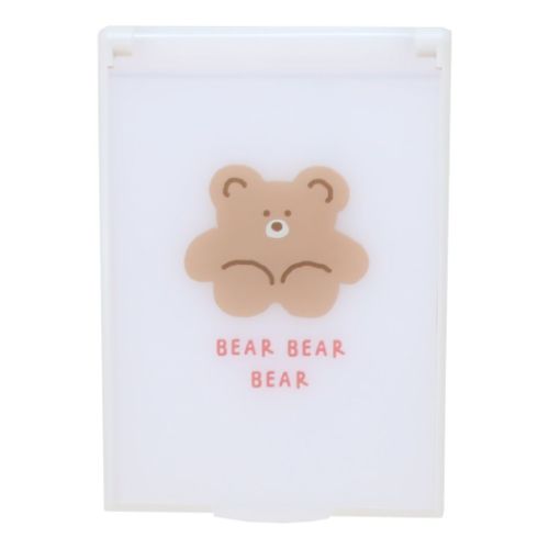 Sサイズミラー 手鏡 ピッコロット くま クーリア コスメ雑貨 かわいい メール便可