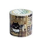 ツヨハルテープ クラフトテープ 宮沢賢治 猫の事務所 シール堂印刷 強粘着 紙製テープ デコレーション ラッピング