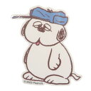 ミニデコステッカー キャラクターステッカー スヌーピー オラフ ピーナッツ カミオジャパン 耐水耐光 メール便可