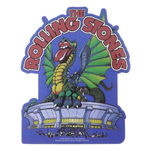 キャラクターステッカー ダイカットシール ローリングストーンズ ドラゴン スモールプラネット ダイカットビニールステッカー デコシール 耐水性 メール便可