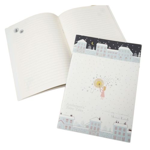 ノートA5 横罫ノート アンデルセン童話 マッチ売りの少女 木野瀬印刷 ミニノート かわいい メール便可