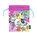 巾着 巾着袋/きんちゃく ディズニークラシック レトロ ダンス ディズニー サンスター文具 バッグ メール便可(4)