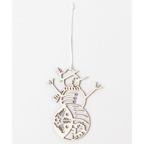 【30%OFF】 ウッドオーナメント クリスマス/Xmas SNOWMAN アミナコレクション クリスマス おしゃれ メール便可(3)