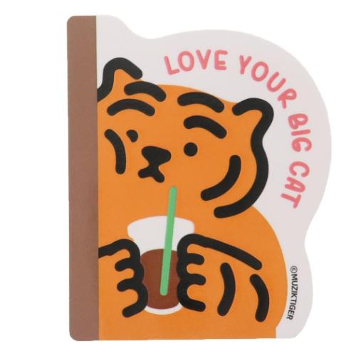 ステッカー ダイカットシール MUZIK TIGER ムジークタイガー コーヒー ケイカンパニー デコシール スマホステッカー メール便可