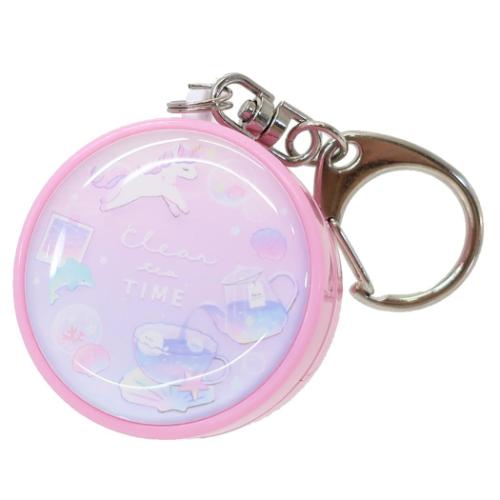 キッズ警報アラーム 防犯ブザー CLEAR TEA TIME 新入学 カミオジャパン 新学期準備雑貨 安全対策