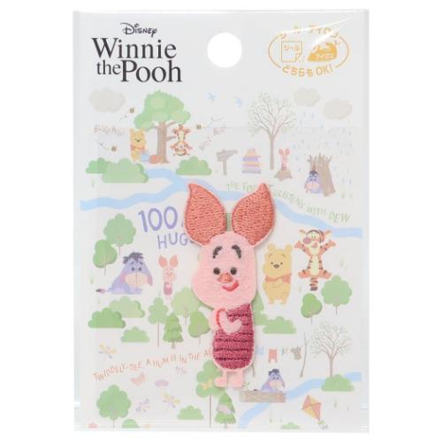 アイロンパッチシール ワッペン ピグレット ディズニー パイオニア 手芸用品 メール便可 アイロンパッチシール ワッペン ピグレット ディズニー パイオニア 手芸用品 メール便可