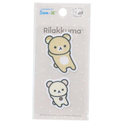 アイロンパッチシール ワッペン リラックマ サンエックス パイオニア 手芸用品 メール便可
