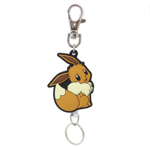 ラバーリールキーホルダー キーリング ポケットモンスター イーブイメスのすがた N ポケモン エスケイジャパン 鍵ホルダー メール便可