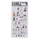 4サイズステッカー 4SIZE STICKER シールシート ムーミン MIX 北欧 カミオジャパン 手帳デコ メール便可