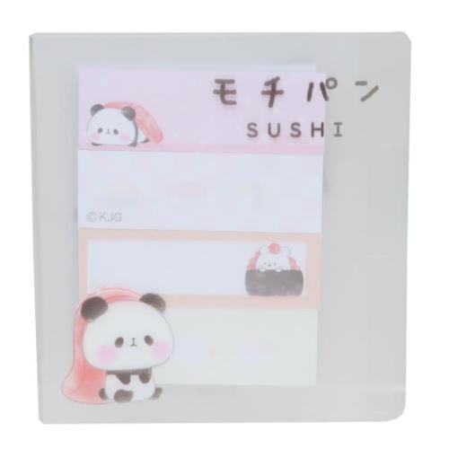 パッとチョイスふせん 付箋 もちもちぱんだ おすし 新入学 カミオジャパン 新学期準備文具 かわいい メール便可