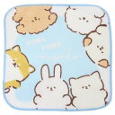 ミニタオル ハンカチタオル ふわあにぽこ 新入学 ミントイン 汗拭きタオル かわいい メール便可