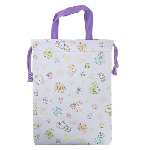 総柄縦型巾着 巾着袋 すみっコぐらし ふしぎなうさぎのおへや 新入学 サンエックス 粧美堂 新学期準備 ..