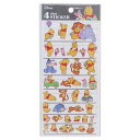 4SIZE STICKER シールシート くまのプーさん ディズニー カミオジャパン デコレーション 手帳デコ メール便可