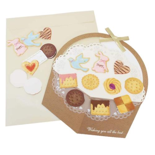 かご色紙 色紙 クッキー APJ メッセージボード 寄せ書き