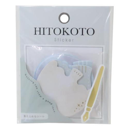 ヒトコトステッカー フレークシール トリ クーリア 色紙シール デコレーション メール便可