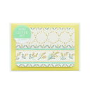 ミニレターセット 手渡し手紙セット Sunny Spring Day A ミモザ サンスター文具 ミニ便箋&ミニ封筒 おしゃれ メール便可