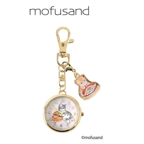 チャーム付きキーチェーンウォッチ キーホルダー時計 モフサンド BE ホットケーキにゃん mofusand フィールドワーク プレゼント かわいい メール便可 チャーム付きキーチェーンウォッチ キーホルダー時計 モフサンド BE ホットケーキにゃん mofusand フィールドワーク プレゼント かわいい メール便可