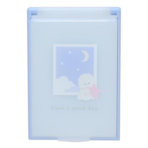 カードミラーS 手鏡 Girly up cosme BICHON FRISE カミオジャパン コンパクトミラー かわいい メール便可