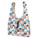 エコバッグM ショッピングバッグ PAL こまふじしばた アイボリー フレンズヒル お買い物かばん 撥水加工 コンパクト 大容量 カラビナ付き(4)