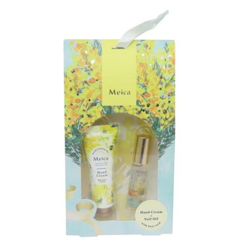 Meica ハンド ミニネイルオイルセット コスメ雑貨 ミモザ 粧美堂 プレゼント おしゃれ ネイルケア