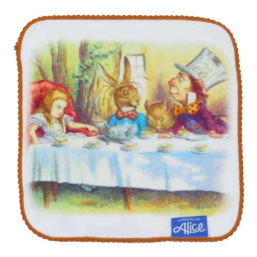ミニタオル ハンドタオル THE MACMILLAN ALICE お茶会 マクミランアリス 丸眞 ハンカチ ギフト かわいい メール便可