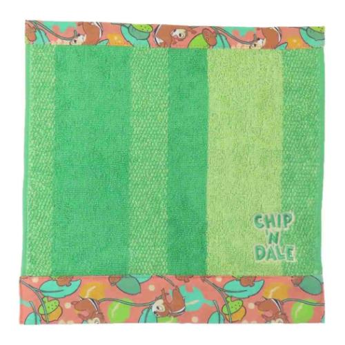 ミニタオル ハンドタオル チップ＆デール ナッツリーフカラー ディズニー 丸眞 ハンカチ ギフト かわいい メール便可