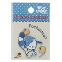 ぷちぷんと 2枚入り ワッペン ポチャッコ サンリオ 社コッカ 手芸用品 刺繍 ししゅう メール便可