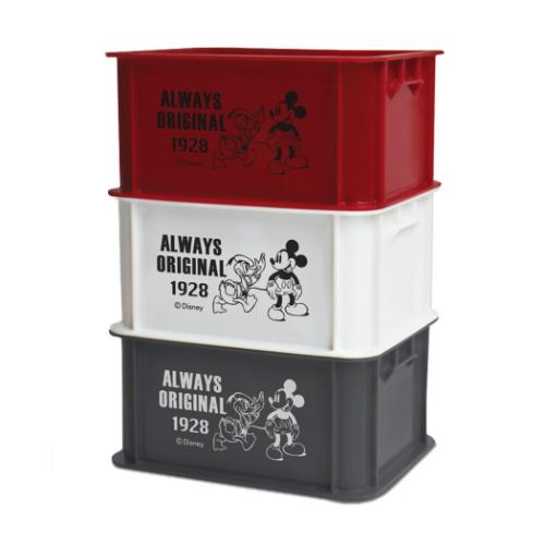 ミニコンテナ3セット 卓上収納 ミッキーマウス ディズニー 錦化成 収納ボックスのサムネイル