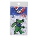 ダイカットビニールステッカー ビニールシール GRATEFUL DEAD グレイトフルデッド DANCING BEAR GREEN ゼネラルステッカー デコステッカー 耐水耐光 メール便可