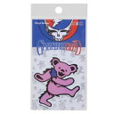 ダイカットビニールステッカー ビニールシール GRATEFUL DEAD グレイトフルデッド DANCING BEAR PINK ゼネラルステッカー デコステッカー 耐水耐光 メール便可