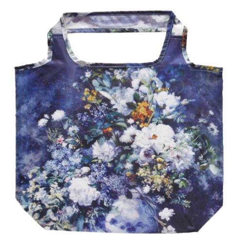 名画エコバッグ Lサイズ ショッピングバッグ ルノワール 大きな花瓶 ユーパワー AE-01102 お買い物かばん ギフト 取寄品