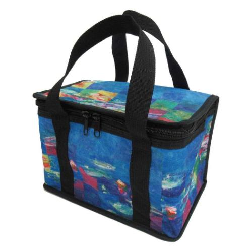 名画モザイクアートシリーズ クーラーボックス 保冷バッグ モネ 睡蓮 ユーパワー AM-01804 アウトドア..