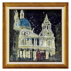 額付きポスター 風景画 スーザン ブラウン セントポール大聖堂 ロンドン ユーパワー SB-13513 ギフト インテリア 取寄品