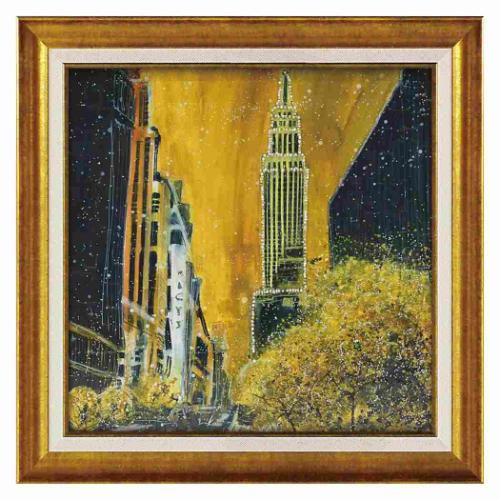 額付きポスター 風景画 スーザン ブラウン エンパイア ステート ビル ニューヨーク ユーパワー SB-13516 ギフト インテリア 取寄品