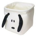 ソフトスクエアボックスS 卓上収納 スヌーピー FRONT SNOOPY ピーナッツ カミオジャパン 小物入れ