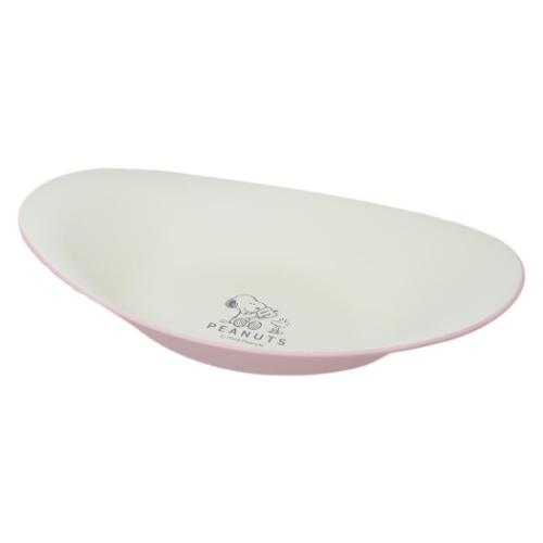 オーバルプレート 深皿 スヌーピー cooking time ピーナッツ カミオジャパン 電子レンジ対応