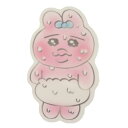 ミニデコステッカー キャラクターステッカー おぱんちゅうさぎ 汗 カミオジャパン ダイカットシール 耐水耐光 メール便可(2)