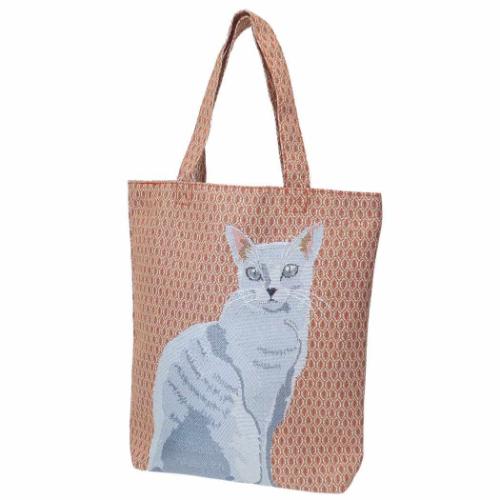 ゴブラン織りトート トートバッグ ワンダフルピース ライフ ロシアンブルー ねこ 丸眞 手提げかばん かわいい メール便可