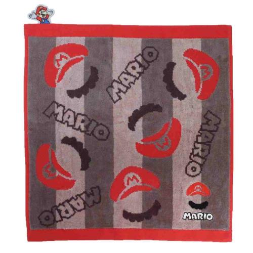 ウォッシュタオル ハンドタオル スーパーマリオ スタンダードシルエット 丸眞 ハンカチ プレゼント ギ..