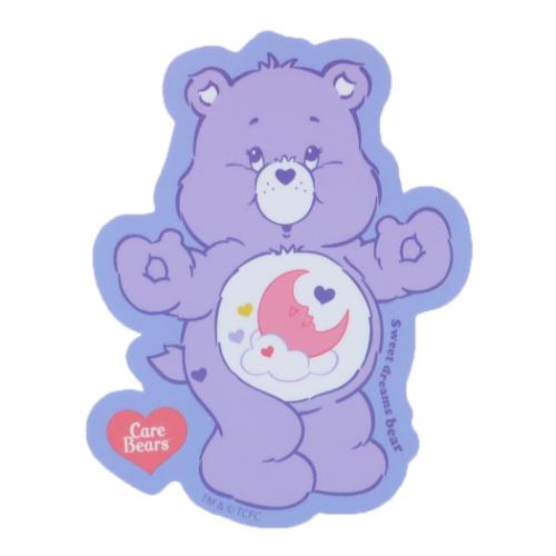 キャラクターステッカー ダイカットシール ケアベア スウィートドリームベア CareBears スモールプラネット ダイカットビニールステッカー デコシール 耐水性 メール便可おしゃれ シール デザイン 文具 文房具 新入学 新学期かわいい表情や色使い、おなかのシンボルマークが人気の[ケアベア/Care Bears]グッズにまたまた可愛いnewアイテム登場こちらはとってもかわいい[ダイカットステッカー]大きめサイズの耐水仕様なので、バイクや自転車などの屋外使用もOKいろんなシールあるからいっぱい貼っちゃおうサイズ：約62x80mm以内▼0