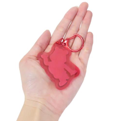 ぷっくりったいキーホルダー キーリング ケアベア オールマイハートベア CareBears ケイカンパニー プレゼント メール便可