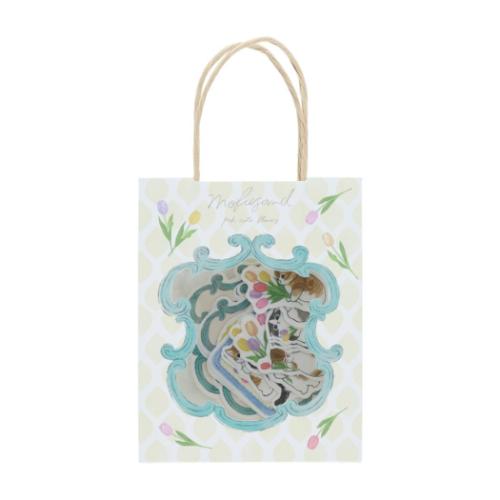 ペーパーバッグ入シール フレークシール モフサンド A mofusand サンスター文具 デコレーション