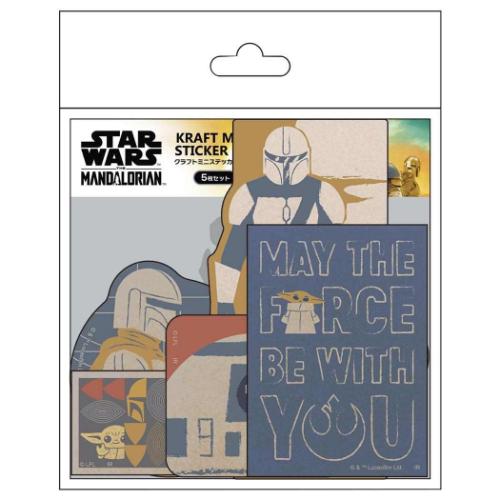 クラフトミニステッカーセット ダイカットシール スターウォーズ マンダロリアン STAR WARS 