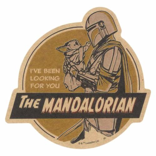 クラフトステッカー ビッグシール スターウォーズ マンダロリアン B STAR WARS インロック コレクション雑貨 映画メール便可