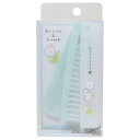折りたたみブラシ&コーム ヘアブラシ YURUWAN フルーツ カミオジャパン プレゼント 折りたたみくし かわいい メール便可