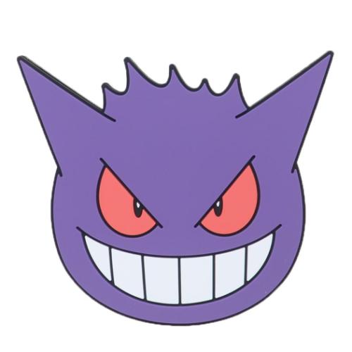 シリコンミラー 手鏡 ポケットモンスター ゲンガー ポケモン カミオジャパン コンパクトミラー メール便可