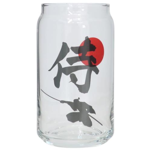 缶型グラス ガラスコップ 侍 サンアート プレゼント かわいい おもしろ雑貨 食器